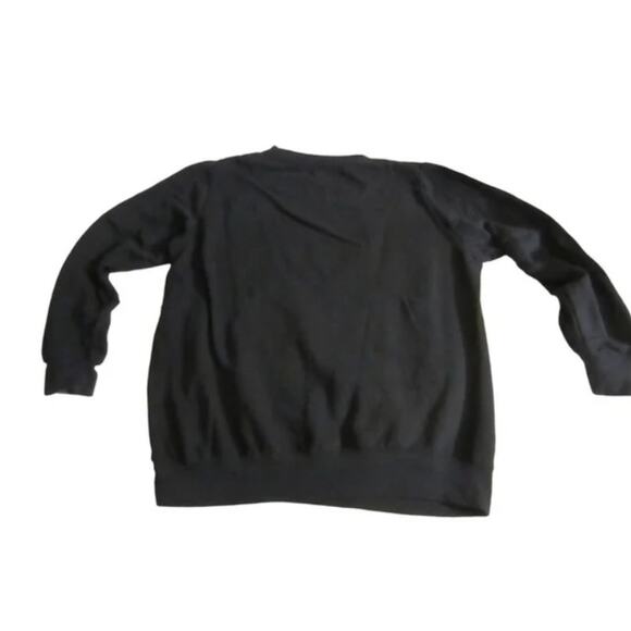 Vintage Inspired Rock Band Black Rolling Stones Graphic Sweatshirt Size M - Picture 7 of 7